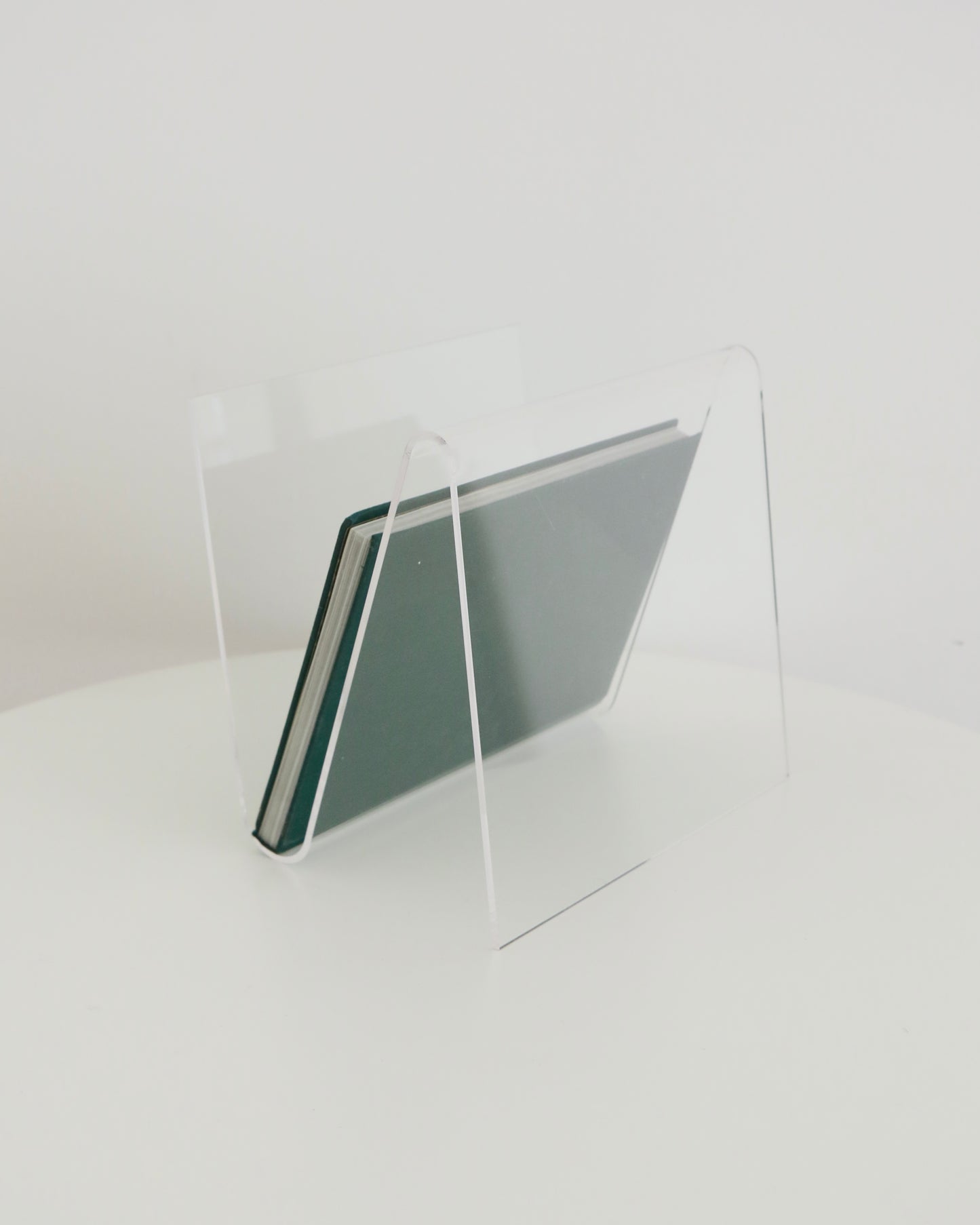 Lucite Magazine Holder