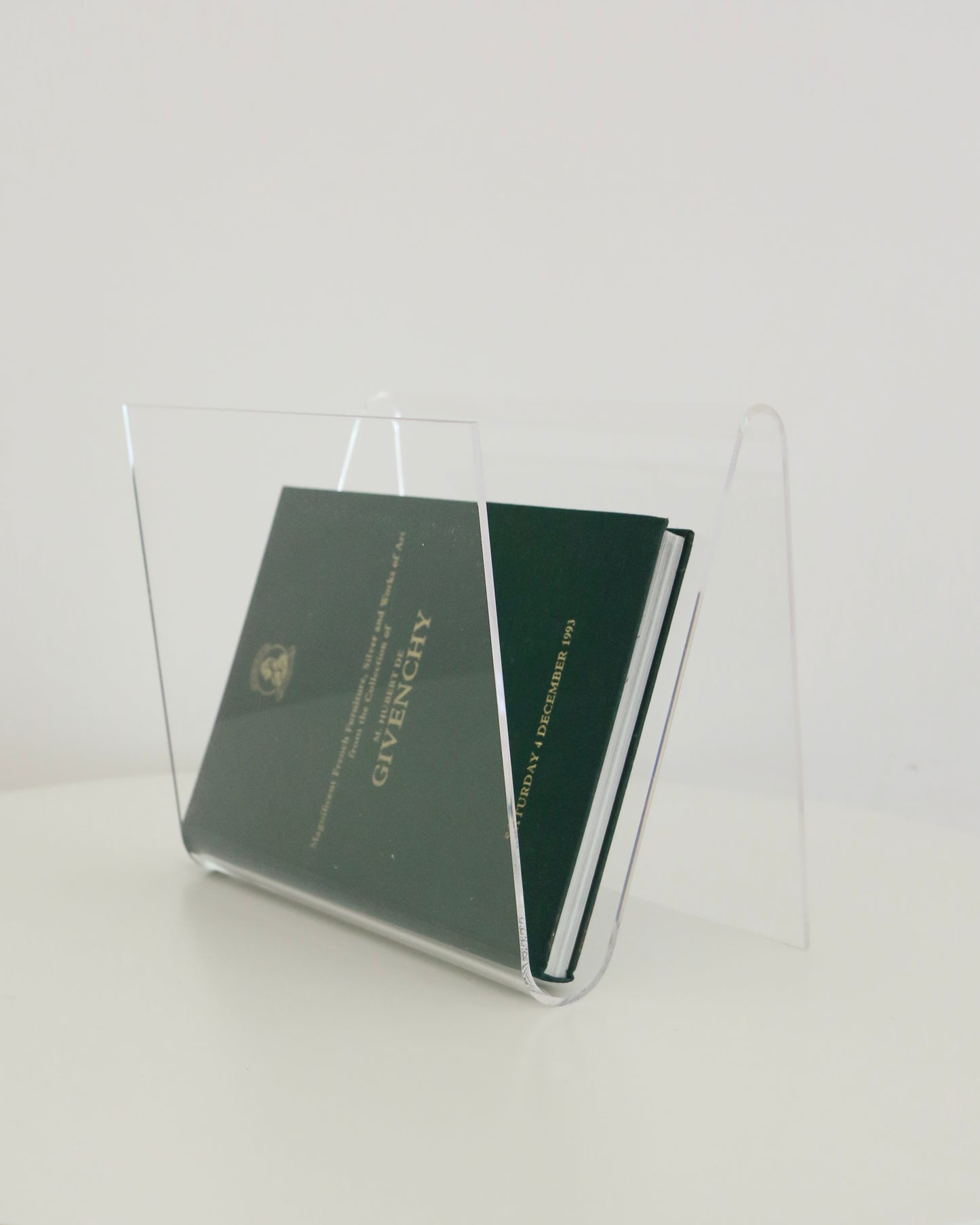 Lucite Magazine Holder